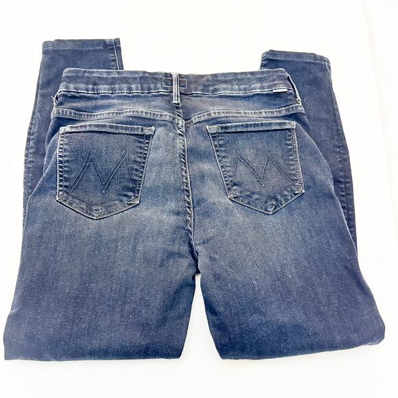 Mother High Waisted Looker Coffee, Tea or Me Dark Wash Denim Jeans Size 29 - Picture 5 of 9
